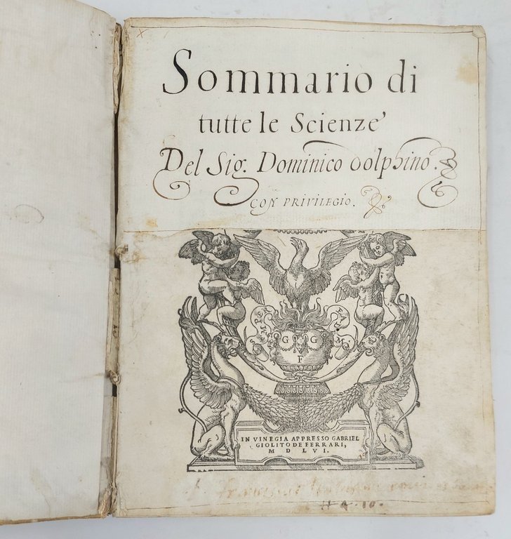 SOMMARIO DI TUTTE LE SCIENZE.