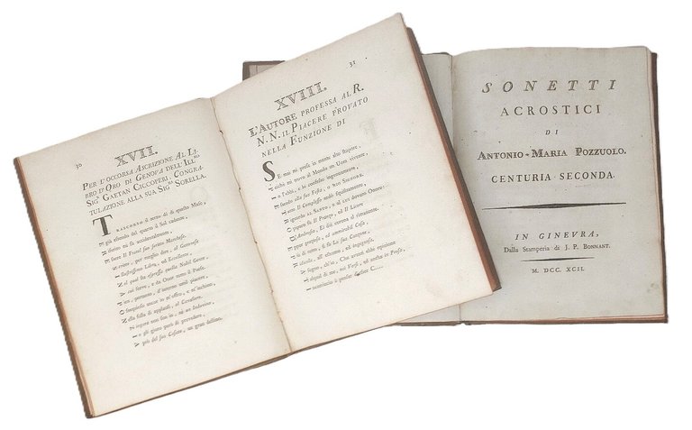 Sonetti acrostici. Centuria prima (e seconda)