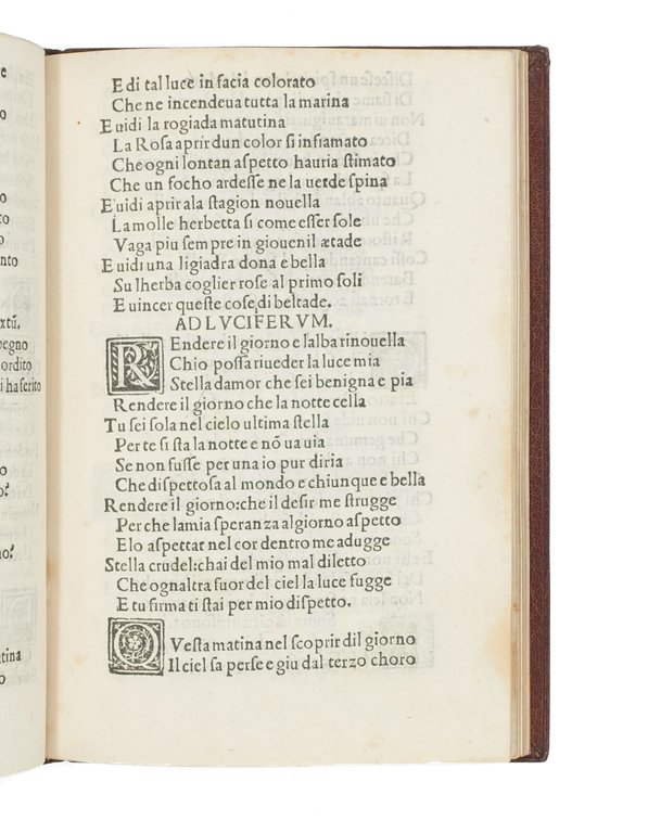 Sonetti e Canzone del Poeta Clarissimo Matthe Maria Boiardo C&amp;ocirc;te …