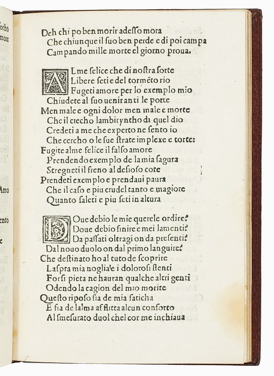 Sonetti e Canzone del Poeta Clarissimo Matthe Maria Boiardo C&amp;ocirc;te …