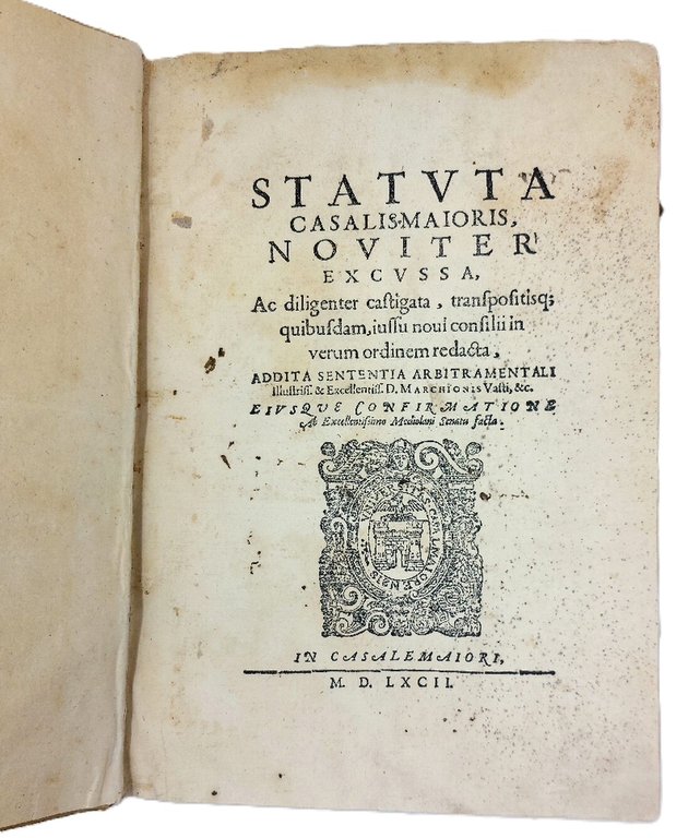 Statuta Casalismaioris, nouiter excussa, ac diligenter castigata, transpositisque quibusdam, iussu … | Immagine Gallery 3