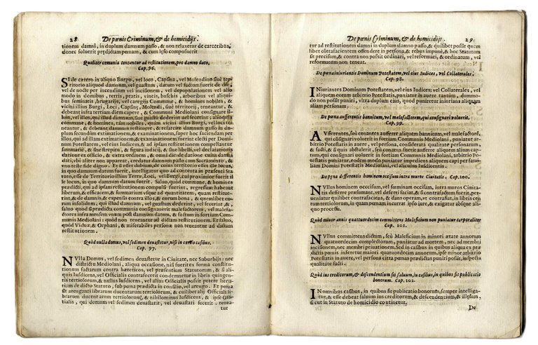 Statuta criminalia mediolani e tenebris in lucem edita: varijs in …