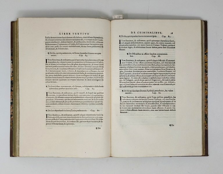 Statuta: De civilibus, De syndicis, De criminalibus. (Segue:) Forma constituendi …