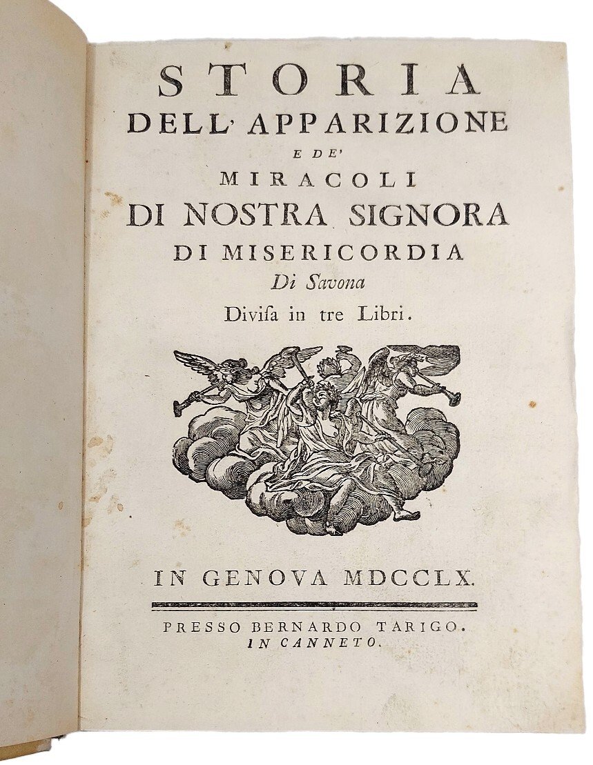 Storia dell'apparizione e de' miracoli di Nostra Signora di Misericordia … | Immagine principale