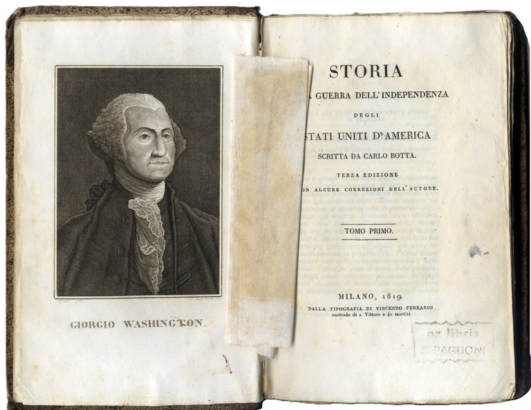 Storia della guerra della indipendenza degli Stati Uniti d'America