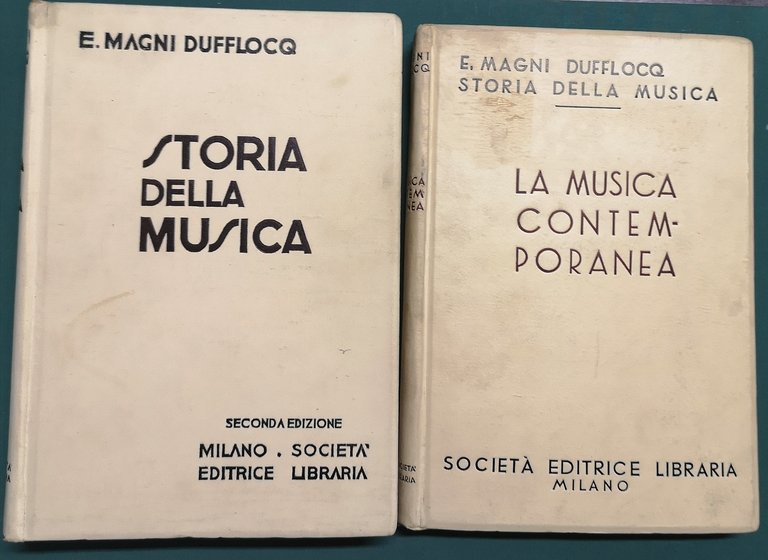 STORIA DELLA MUSICA (voll. I e II) - LA MUSICA …