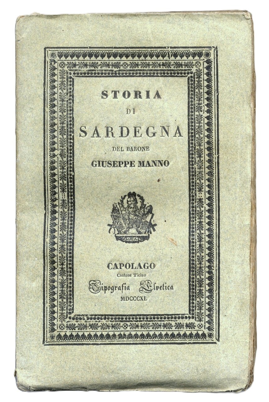 STORIA DI SARDEGNA (vol.I, II, III, completa).