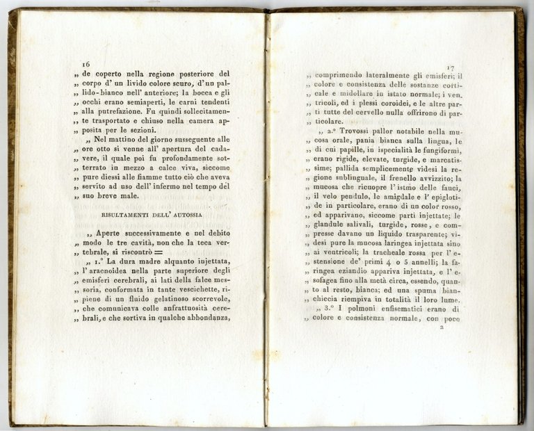 Storia di un caso particolare di rabbia avvenuto in Modena.