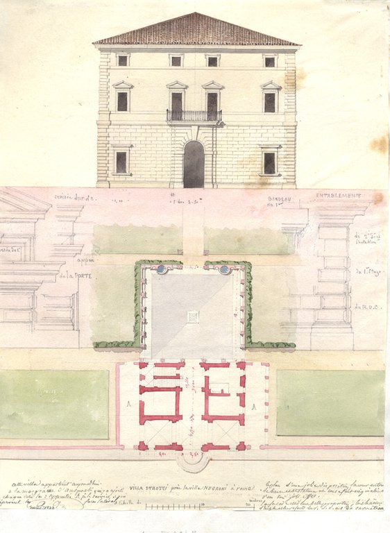 Straordinario assieme di schizzi, disegni e acquerelli, di localit&amp;agrave;, paesaggi, …