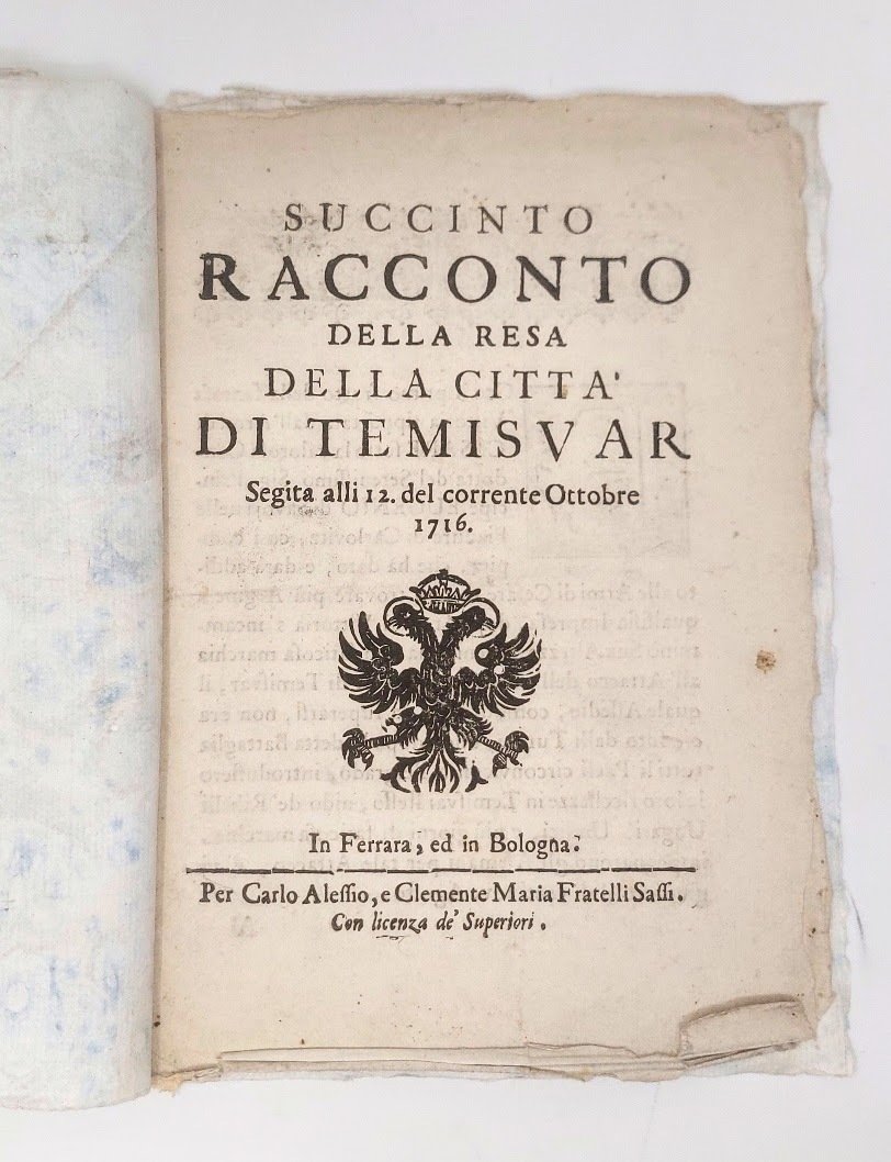 Succinto resoconto della resa della citta di Temisvar seguita alli …
