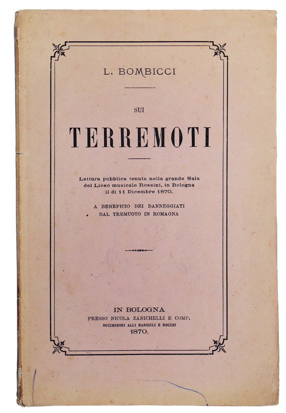 Sui Terremoti. Lettura pubblica tenuta nella grande Sala del Liceo …