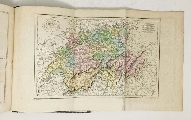 SUISSE&amp;nbsp;, HISTORIQUE (La).&amp;amp; PITTORESQUE. Description de ses vingt-deux Cantons...Orn&amp;eacute;e de …