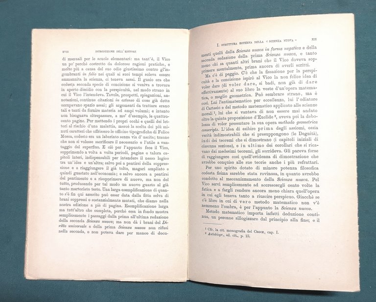 Sul testo della "Scienza Nuova". Introduzione alla nuova edizione dell'opera.