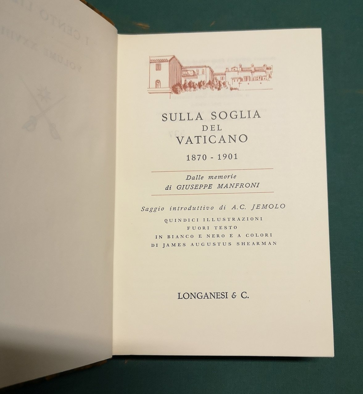 Sulla soglia del Vaticano 1870 - 1901. n. 28 della …