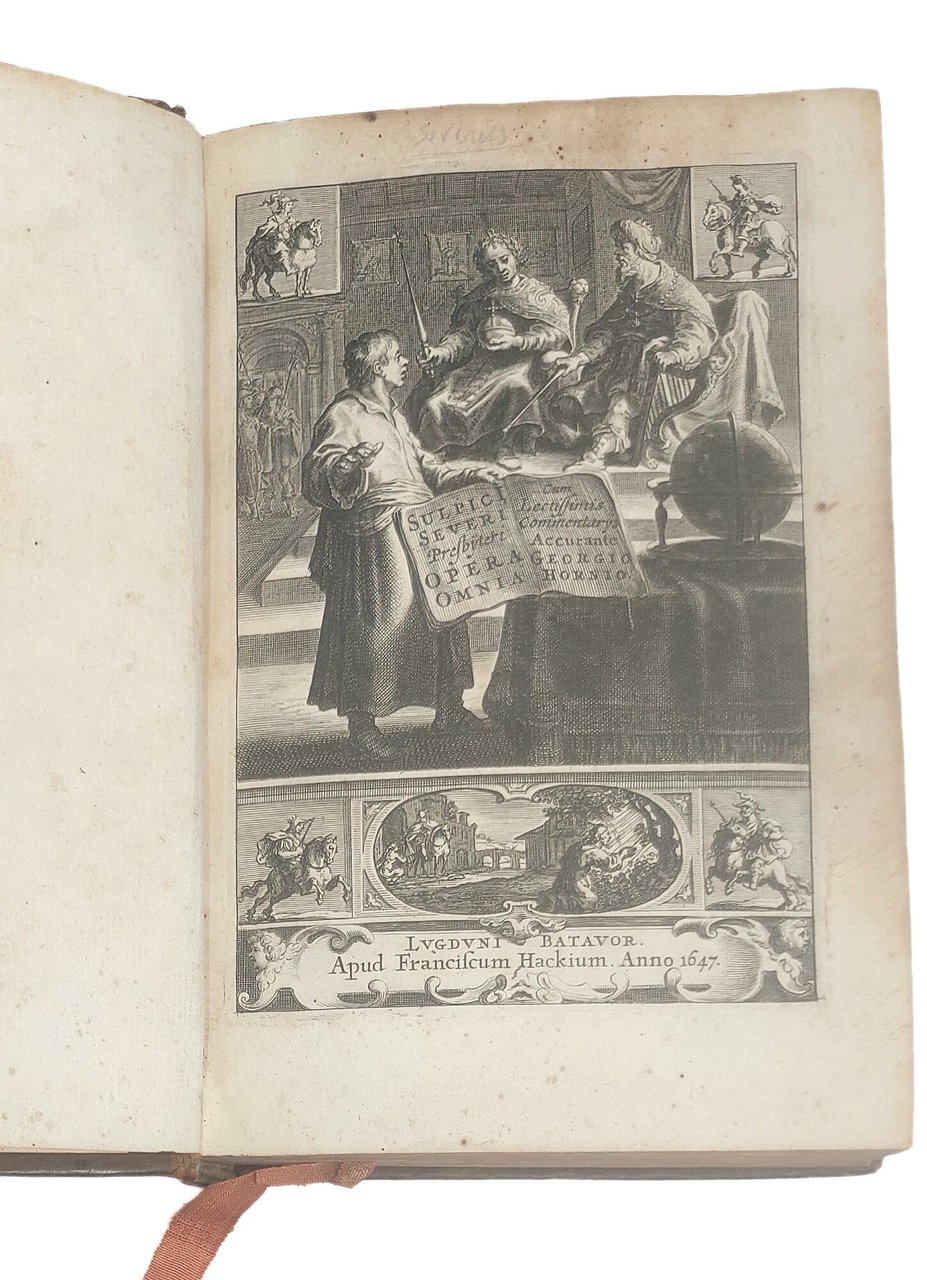 Sulpici Severi presbyteri, Opera Omnia, cum Commentarys accurante Georgio Hornio.