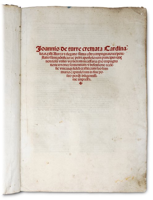 Summa de ecclesia contra impugnatores potestatis summi pontificis.
