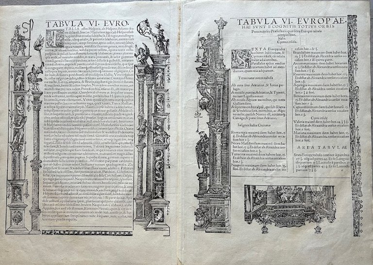 Tabula VI Europae hae sunt e cognitis totius orbis. ITALIA.