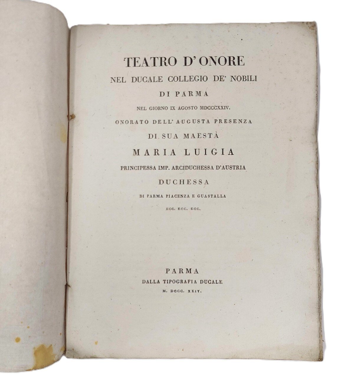 Teatro d'Onore nel Ducale Collegio de' Nobili di Parma nel … | Immagine principale