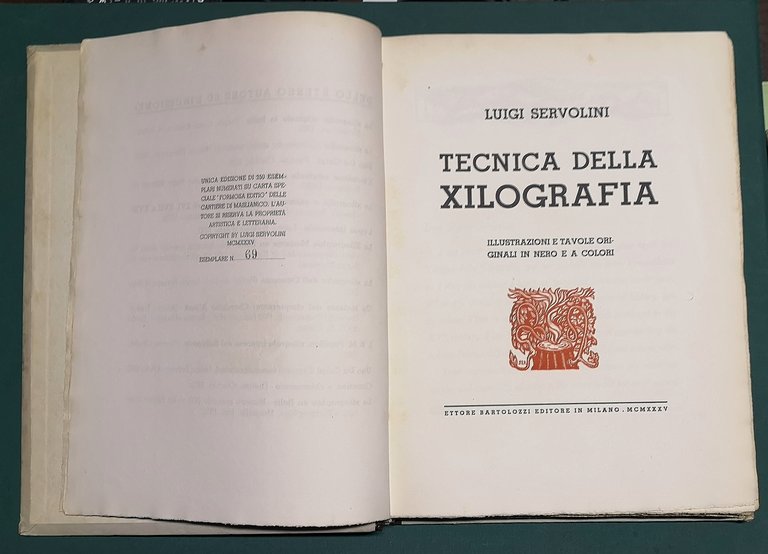 TECNICA DELLA XILOGRAFIA. Illustrazioni e tavole originali in nero e … | Immagine Gallery 1