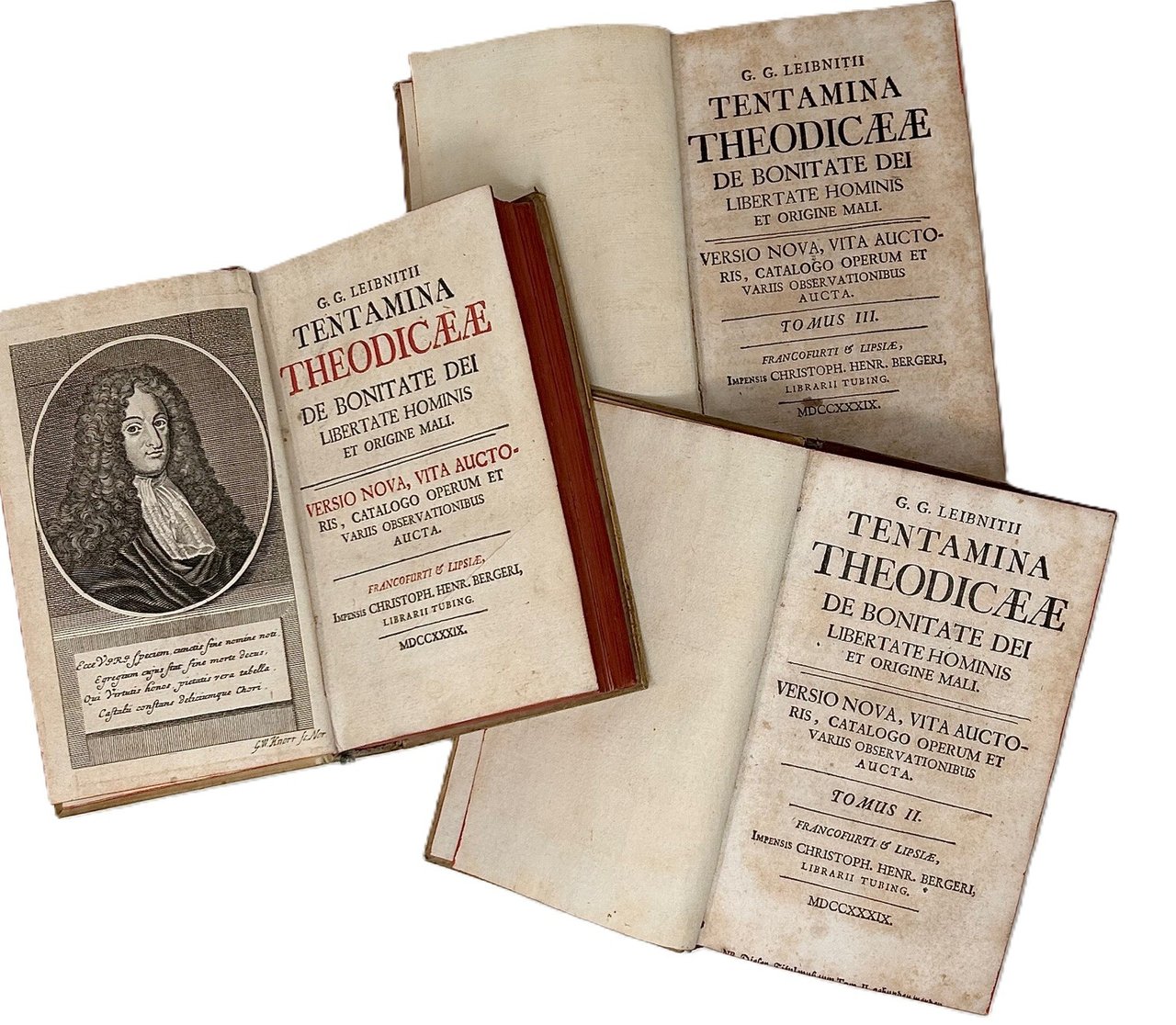 Tentamina Theodicaeae de Bonitate Dei, Libertate Hominis et Origine Mali. …