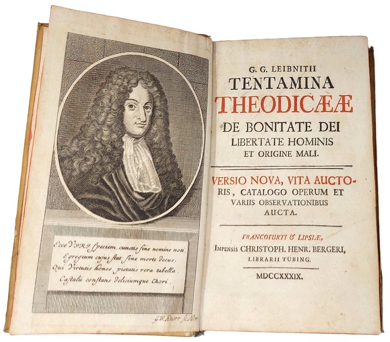 Tentamina Theodicaeae de Bonitate Dei, Libertate Hominis et Origine Mali. … | Immagine Gallery 4