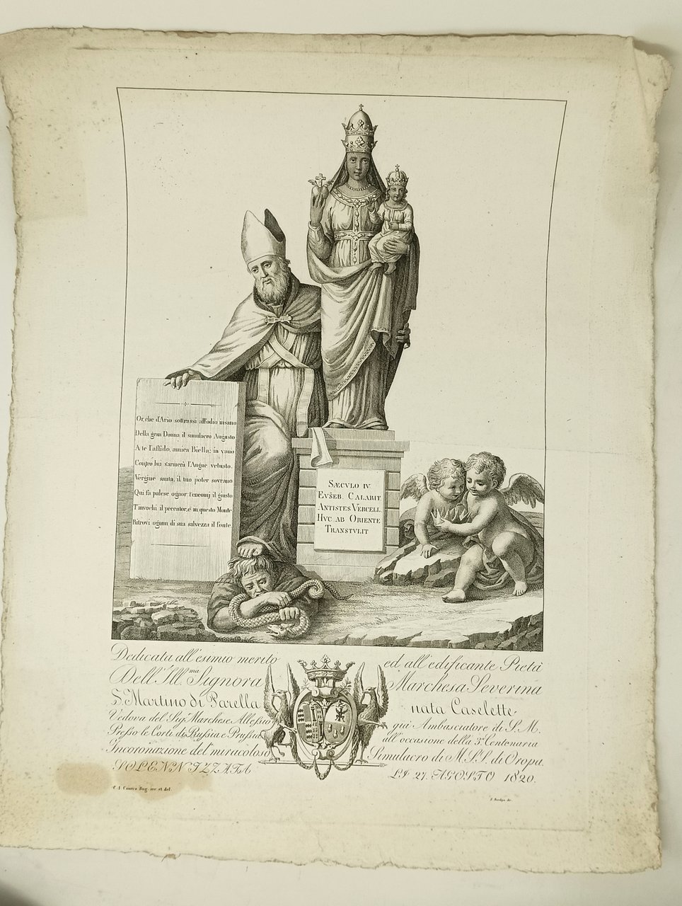 Terza centenaria incoronazione del miracoloso simulacro di M. S. S. … | Immagine principale