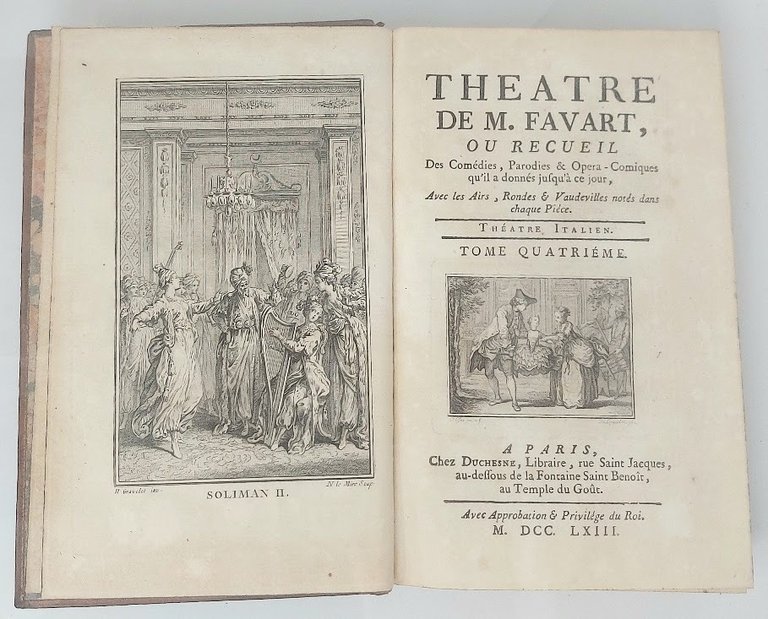 Th&amp;eacute;&amp;acirc;tre de M. Favart, ou Recueil des Com&amp;eacute;dies, Parodies, &amp;amp; …