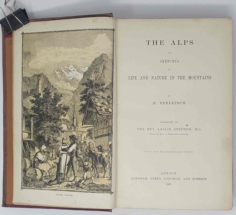 The Alps or sketches of life and nature in the …