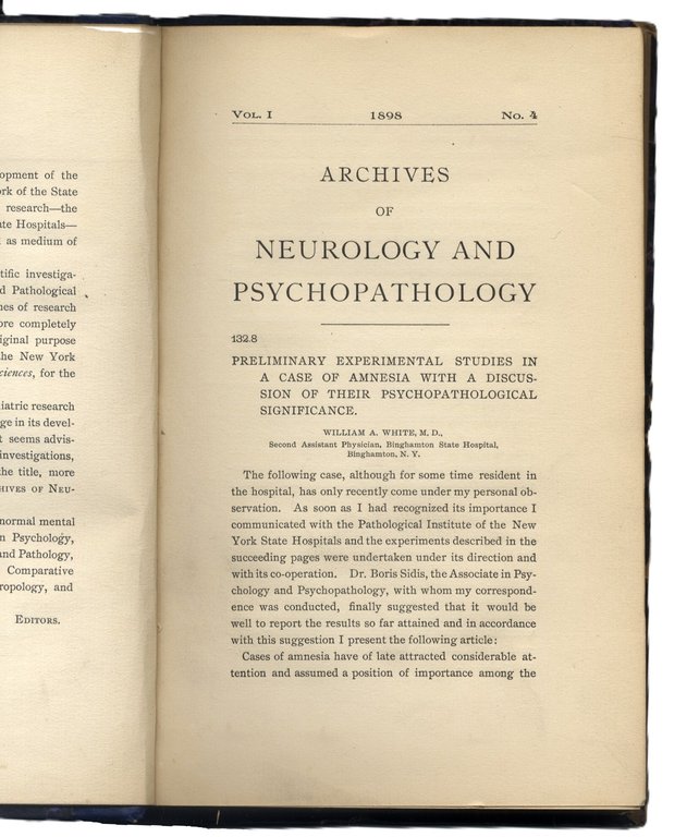 &amp;nbsp;Archives of neurology and psycopathology 1898. vol. I-4