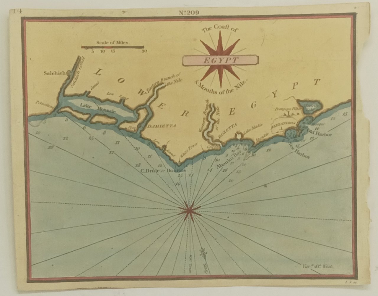 The Coast of Egypt &amp;amp; Mouths of the Nile