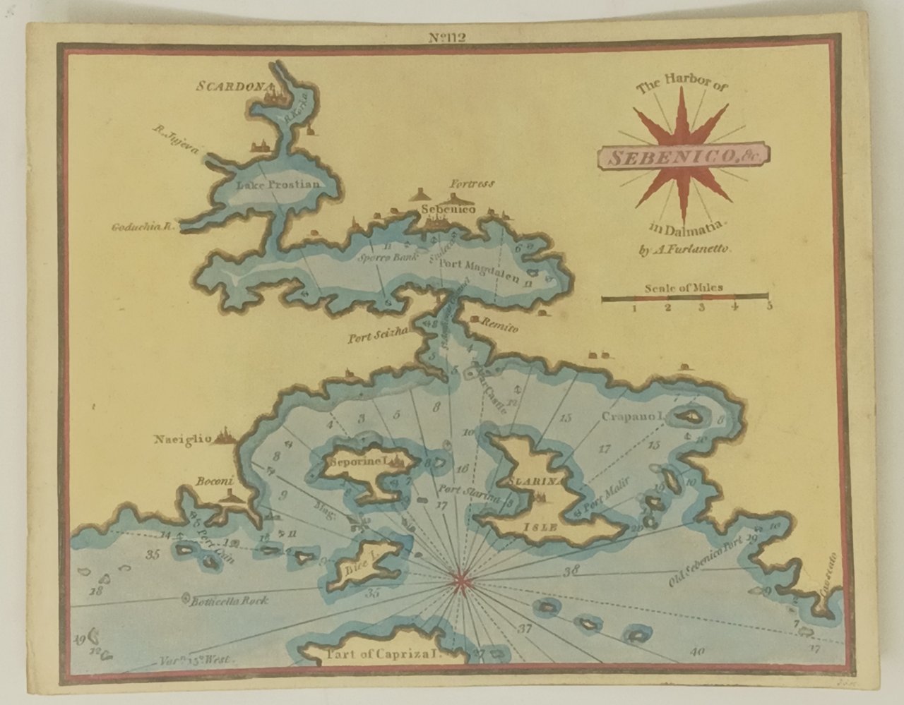 The Harbor of Sebenico, Ec. in Dalmatia.