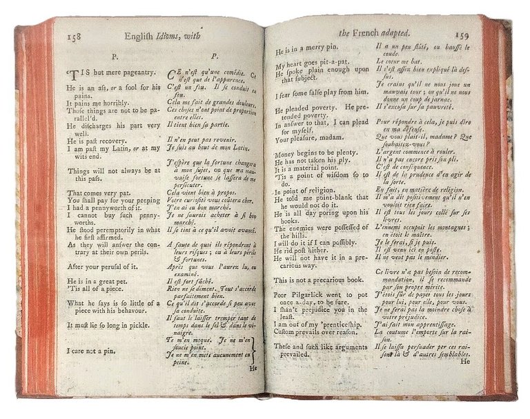 The idioms of the French and English languages...