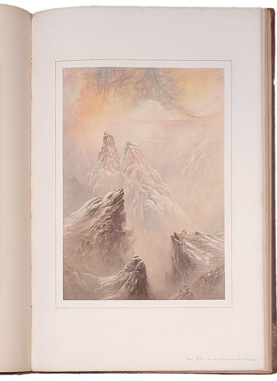 The Peaks and Valleys of the Alps from water-colour drawings …