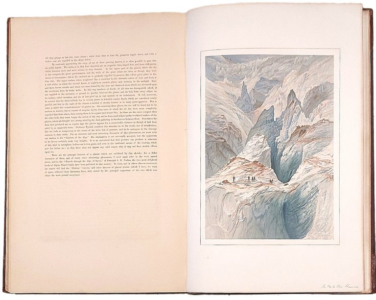 The Peaks and Valleys of the Alps from water-colour drawings …