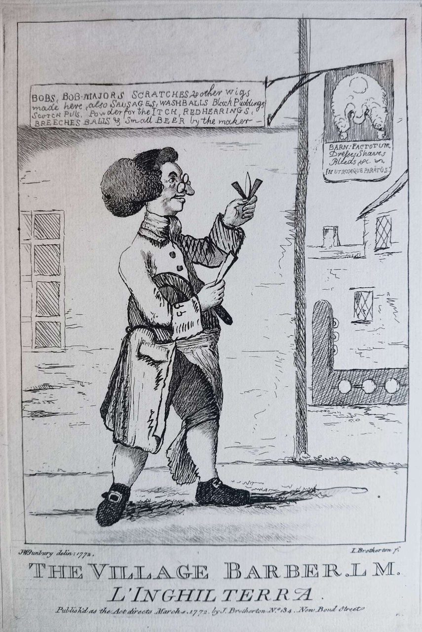 The village barber L. M. - L'Inghilterra