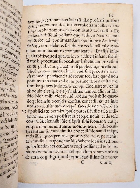 Tractatus de Reis, et Testibus Monendis, ac per Ecclesiasticam Censuram …