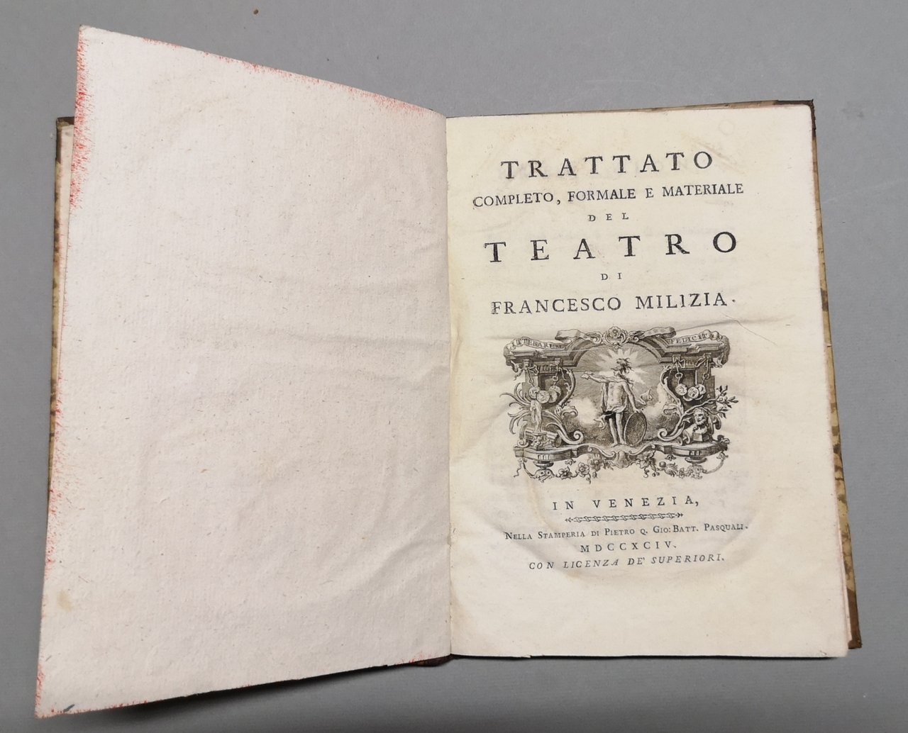 Trattato completo, formale e materiale del Teatro.
