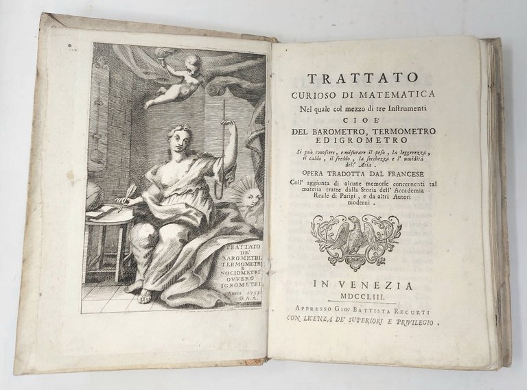 Trattato curioso di Matematica. Nel quale con mezzo di tre …