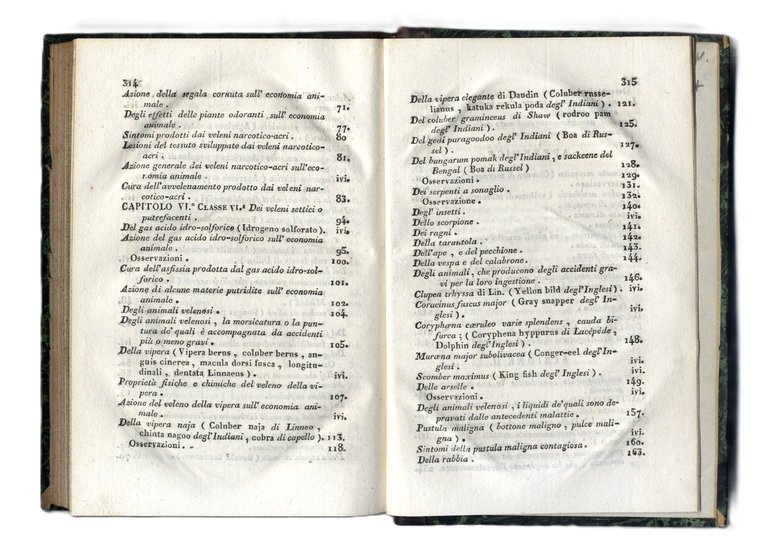 Trattato dei veleni cavati dal Regno minerale, vegetabile ed animale, …