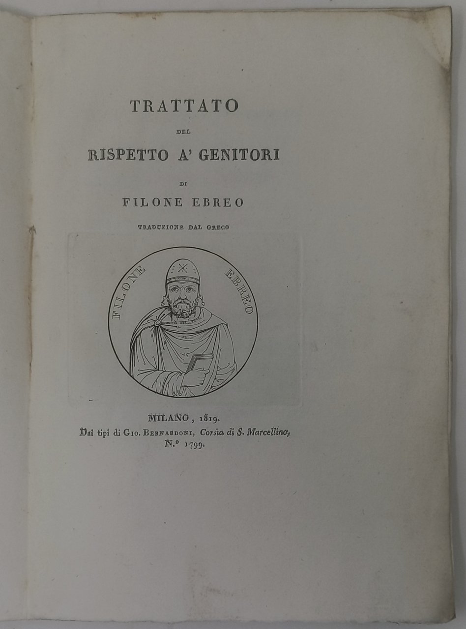 Trattato del rispetto a' genitori