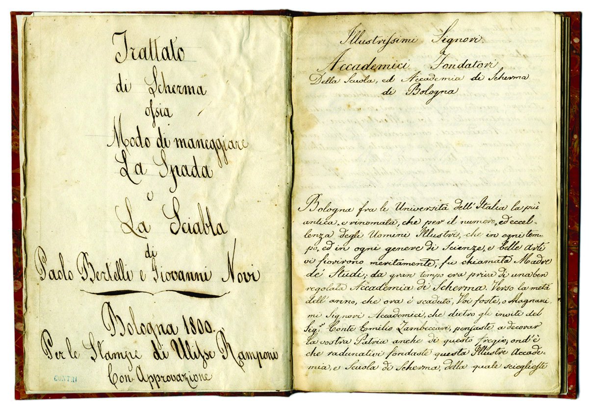 Trattato di Scherma ossia Modo di Maneggiare la Spada e …