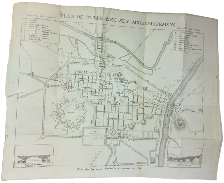 Turin &amp;agrave; la Port&amp;eacute;e de l'Etranger ou Description des palais, …