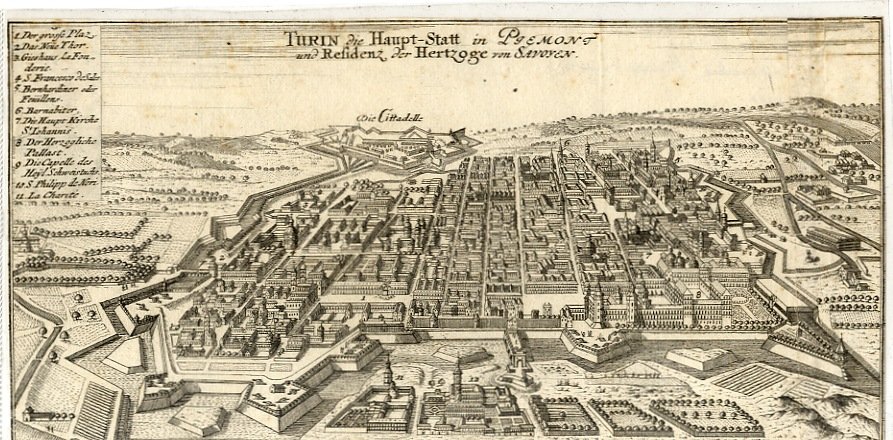 Turin die Haupt-Statt in Piemont und Residenz der Hertzoge von …