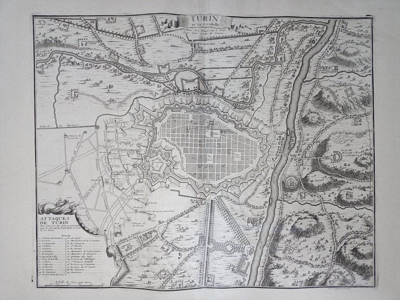 Turin et sa citadelle: attaques de Turin