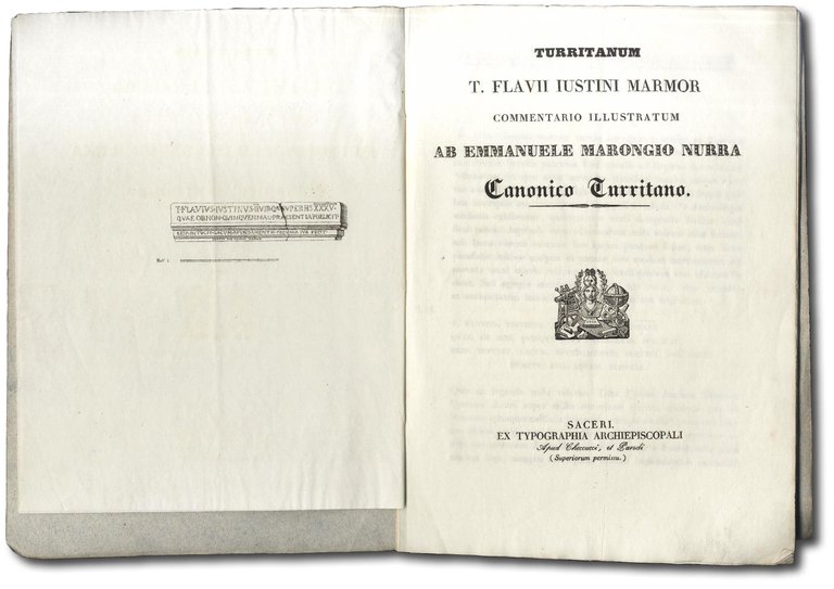 Turritanum. T. Flavii Iustini marmor commentario illustratum. | Immagine Gallery 2