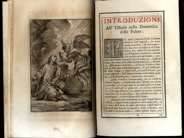 Uffizio della Settimana Santa colle rubriche volgari, argomenti de' Salmi, …