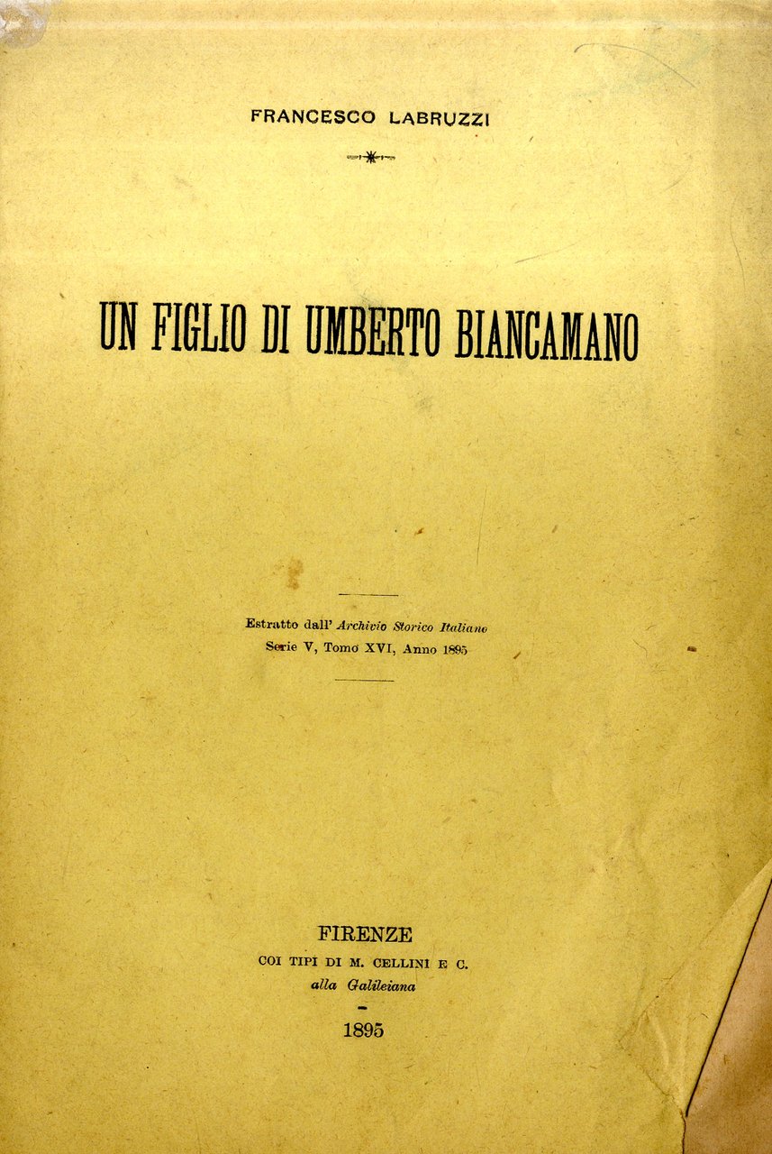 Un figlio di Umberto Biancamano