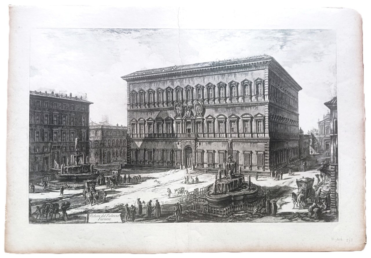 Veduta del Palazzo Farnese