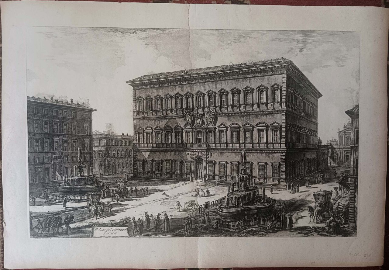 Veduta del Palazzo Farnese