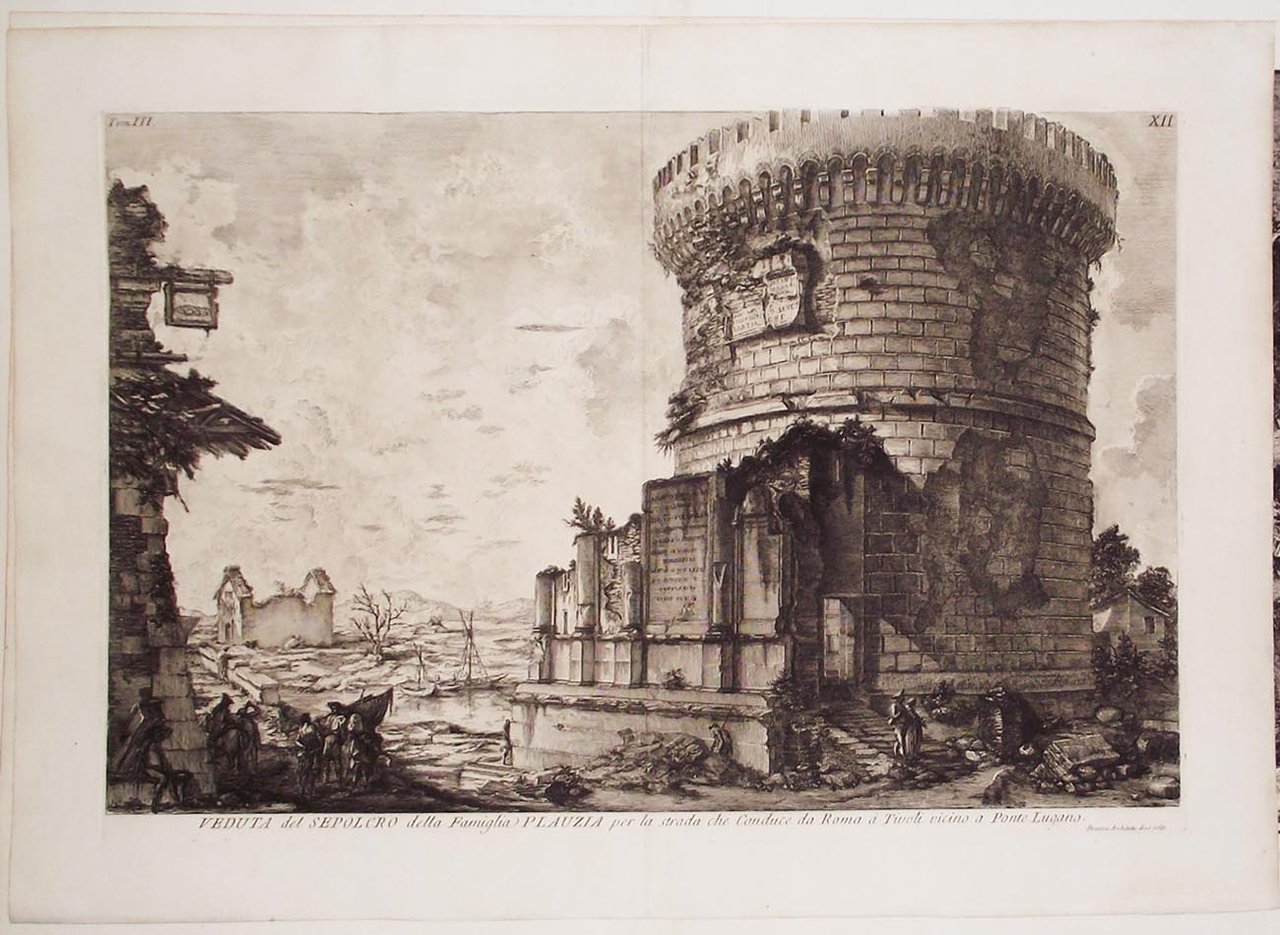 Veduta del Sepolcro della Famiglia Plauzia.